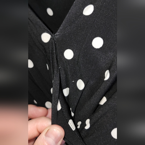 Ralph Lauren Polka Dot White and Black Dress - Picture 5 of 10
